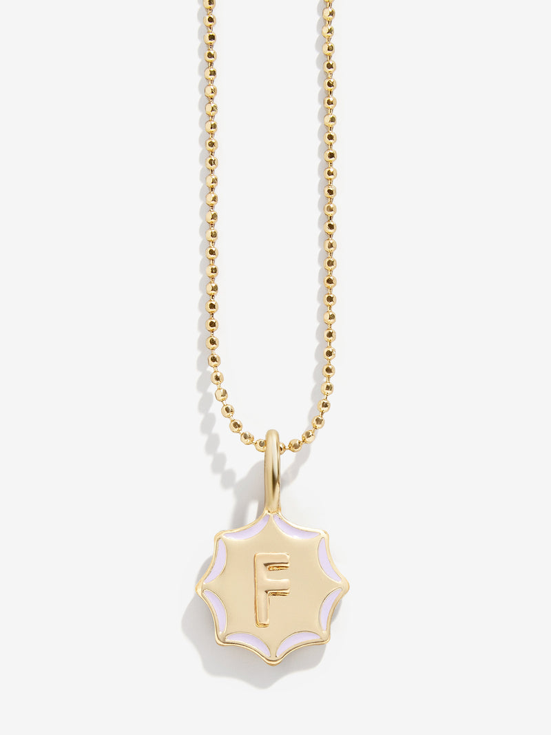 BaubleBar Carolyn Kids' Initial Necklace - Gold - 
    Gold and enamel initial necklace
  
