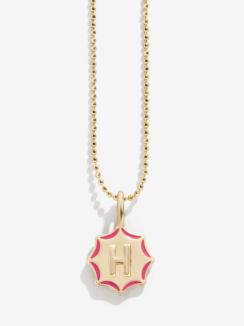BaubleBar Carolyn Kids' Initial Necklace - Gold - 
    Gold and enamel initial necklace
  

