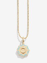 BaubleBar Carolyn Kids' Initial Necklace - Gold - 
    Gold and enamel initial necklace
  
