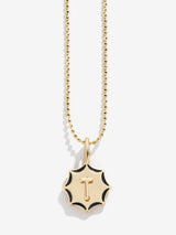 BaubleBar Carolyn Kids' Initial Necklace - Gold - 
    Gold and enamel initial necklace
  
