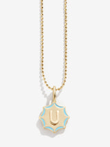 BaubleBar Carolyn Kids' Initial Necklace - Gold - 
    Gold and enamel initial necklace
  
