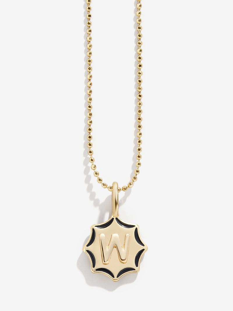 BaubleBar Carolyn Kids' Initial Necklace - Gold - 
    Gold and enamel initial necklace
  

