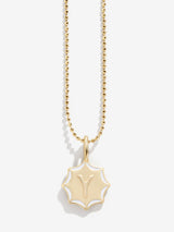 BaubleBar Carolyn Kids' Initial Necklace - Gold - 
    Gold and enamel initial necklace
  
