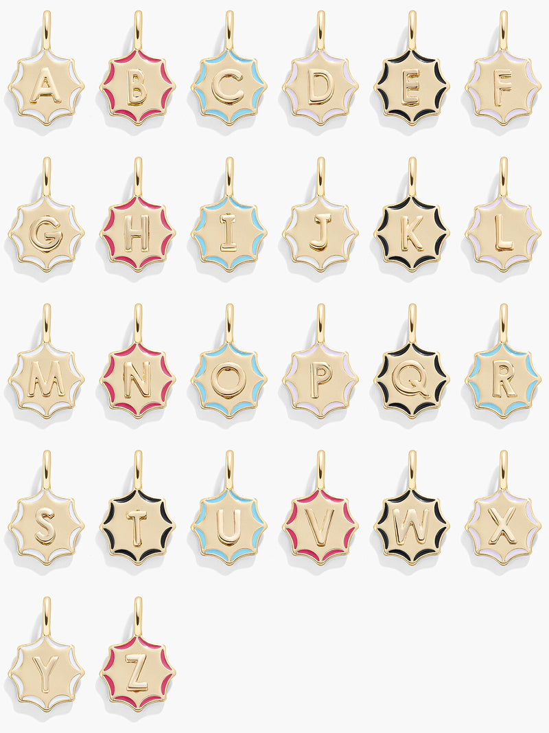 BaubleBar Carolyn Kids' Initial Necklace - Gold - 
    Kids' pendant necklace
  
