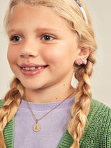 BaubleBar Carolyn Kids' Initial Necklace - Gold - 
    Gold and enamel initial necklace
  
