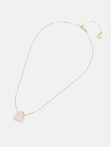 BaubleBar Juno Rose Quartz Necklace - Rose Quartz Stone - 
    Enjoy 20% off - This Week Only
  
