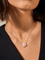 BaubleBar Juno Rose Quartz Necklace - Rose Quartz Stone - 
    Enjoy 20% off - This Week Only
  

