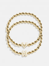 BaubleBar H - 
    Set of two stretch bracelets
  
