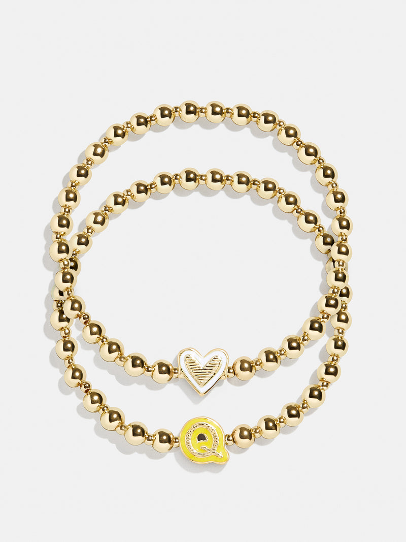 BaubleBar Q - 
    Set of two stretch bracelets
  
