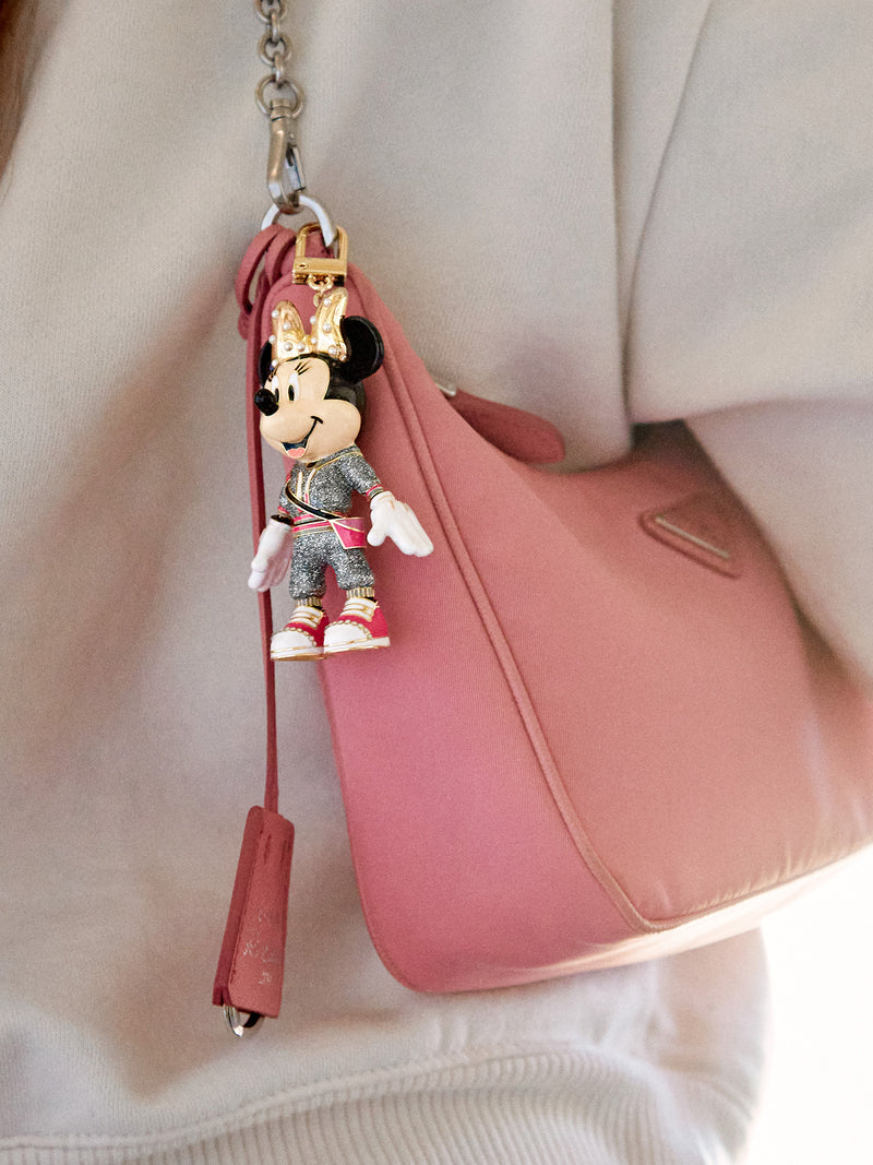 BaubleBar Minnie Mouse disney Bag Charm - Athleisure - 
    Disney keychain
  
