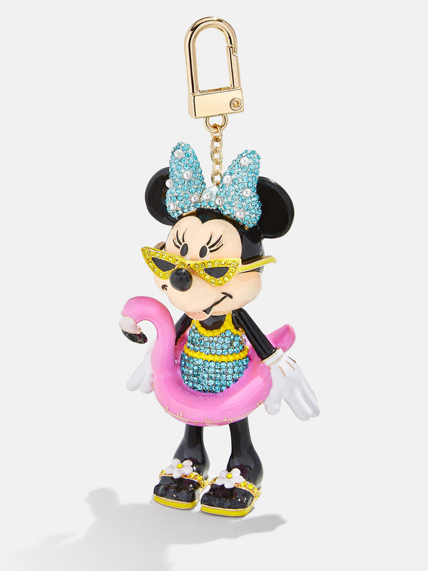 Minnie Mouse disney Bag Charm - Pool Party