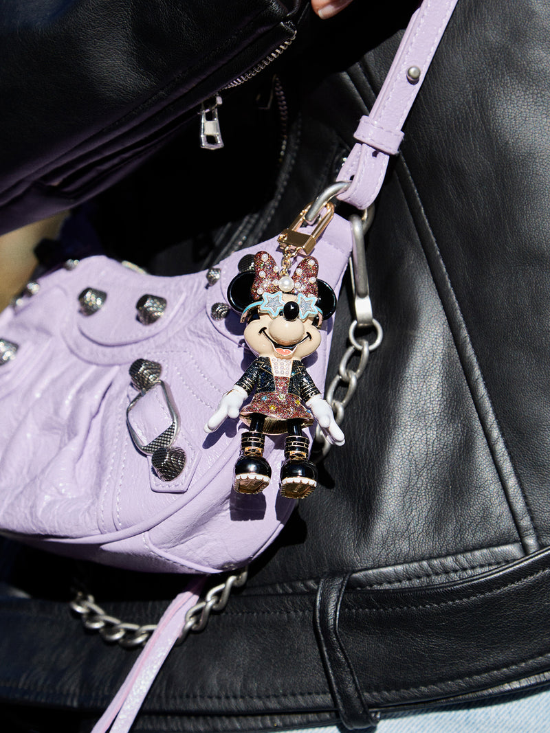 Minnie Mouse Disney Bag Charm - Spa Day – Disney keychain – BaubleBar