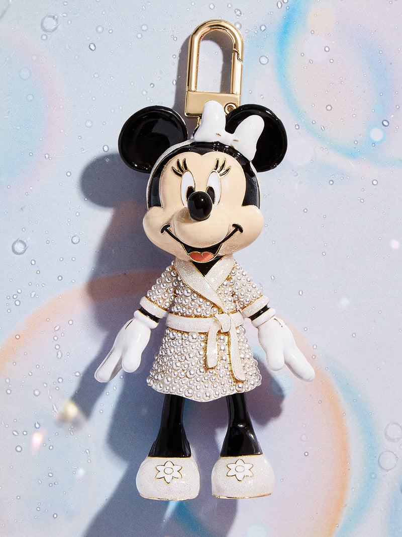 Minnie Mouse Disney Bag Charm - Spa Day – Disney keychain – BaubleBar