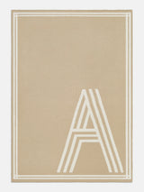 BaubleBar Letter Together Custom Blanket - Natural / Beige - Best selling blankets, immediate ship