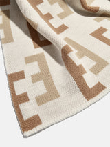 BaubleBar Mirror Image Custom Blanket - Natural / Beige - Best selling blankets, immediate ship