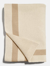 BaubleBar Monogram Custom Blanket - Natural / Beige - Enjoy 20% off custom gifts