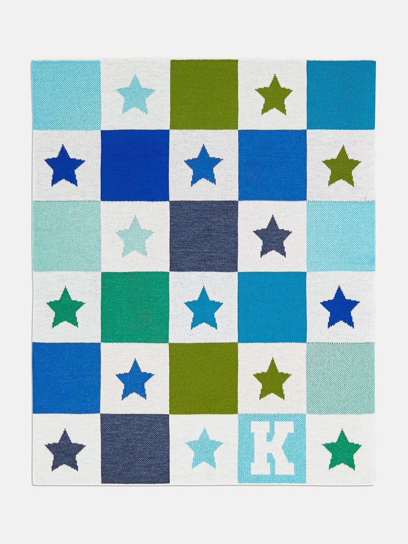 BaubleBar Takes A Village Kids' Custom Blanket - Blue / Green - 
    Custom, machine washable blanket
  
