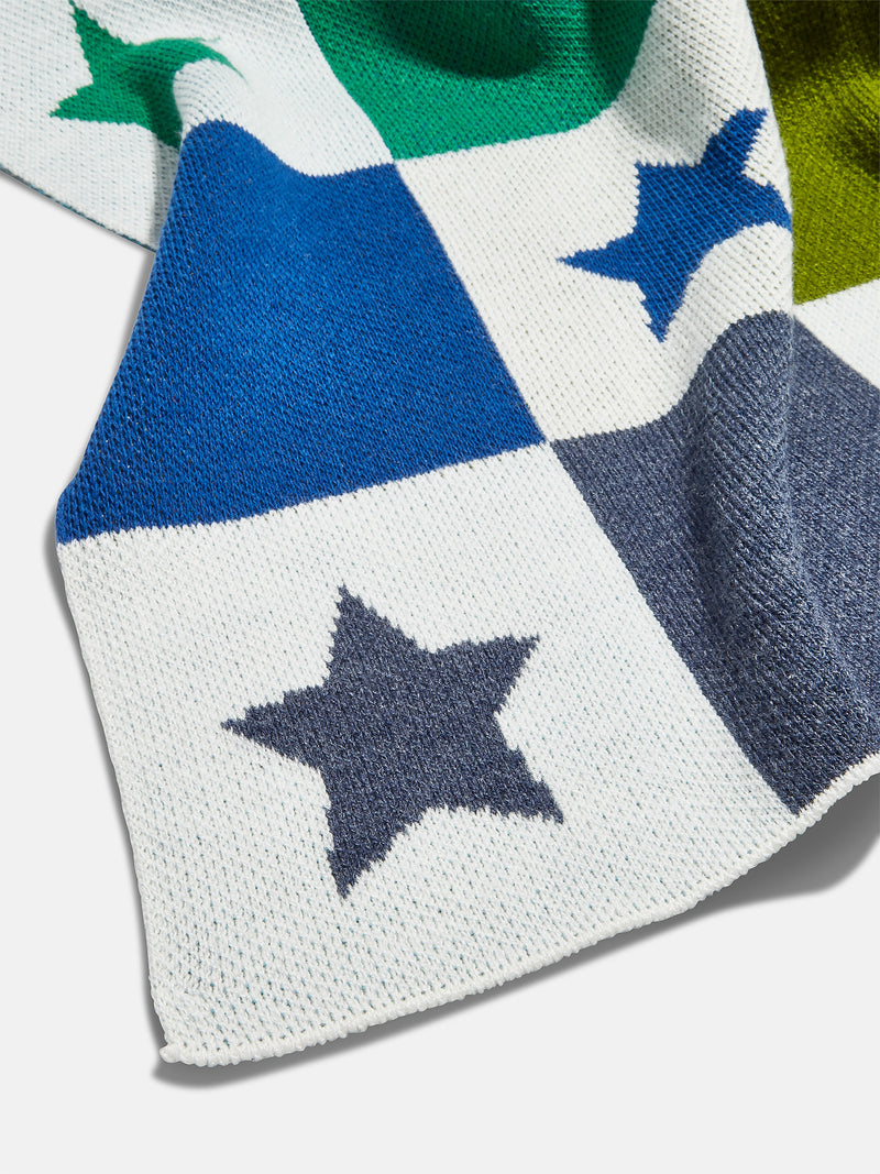 BaubleBar Takes A Village Kids' Custom Blanket - Blue/Green - 
    Custom, machine washable blanket in two sizes
  
