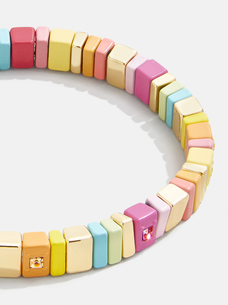 BaubleBar Multi - Enamel beaded stretch bracelet