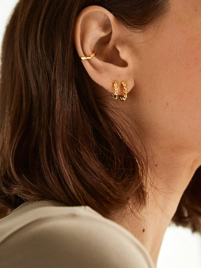 Leidy 18K Gold Ear Cuff - Gold – Enjoy 25% off – BaubleBar