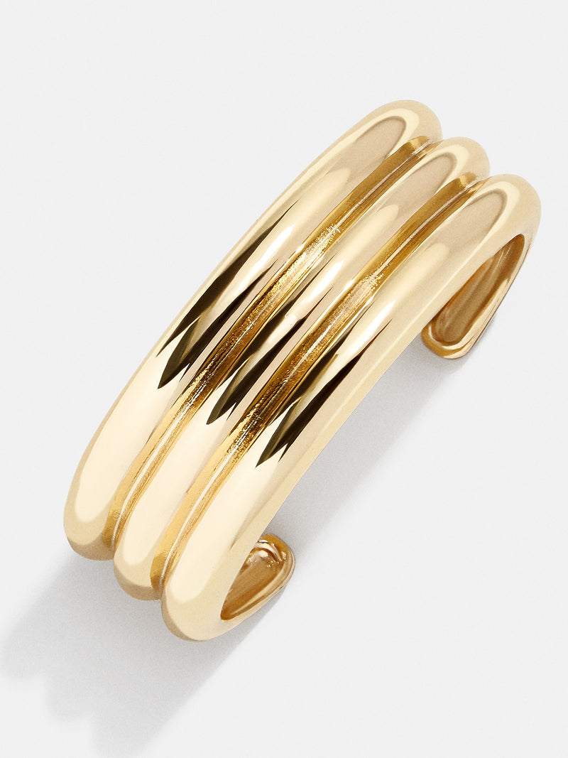 BaubleBar Leigh Cuff Bracelet - Gold cuff bracelet