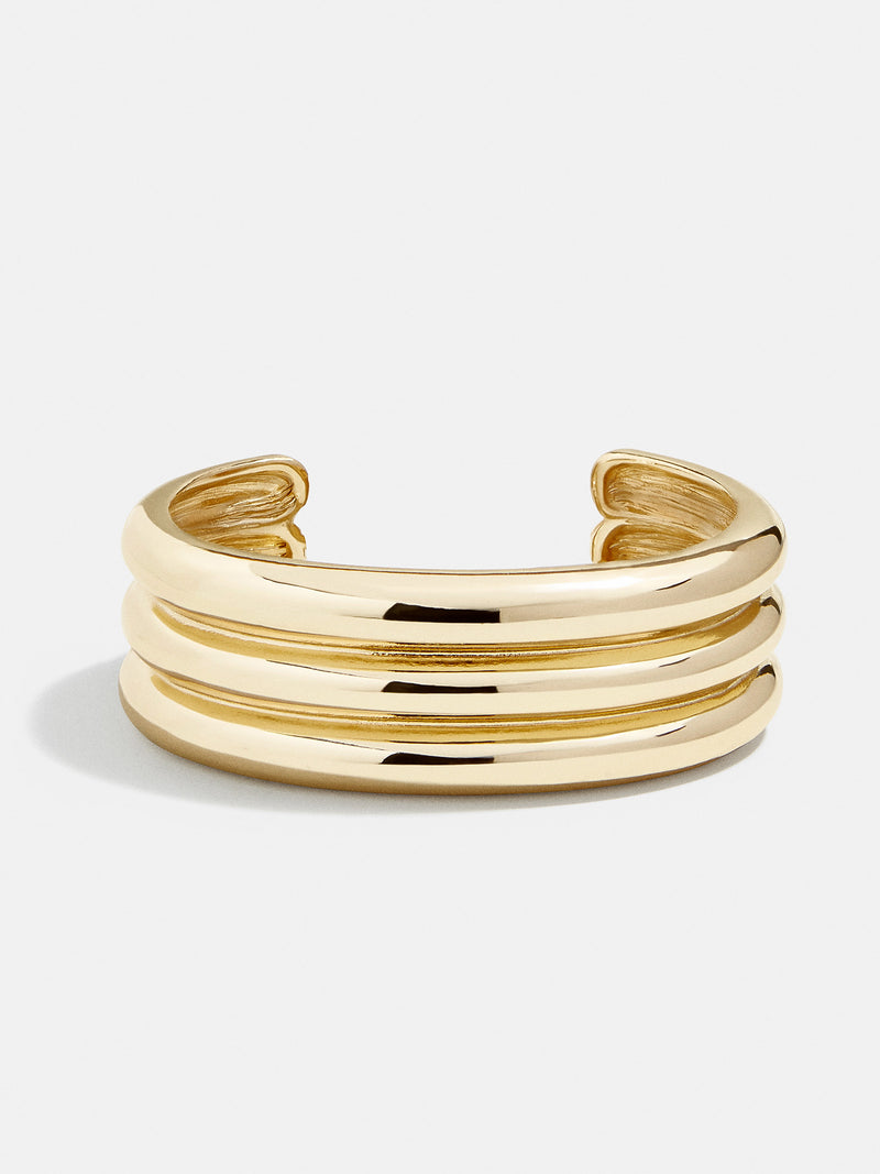 BaubleBar Leigh Cuff Bracelet - Gold cuff bracelet