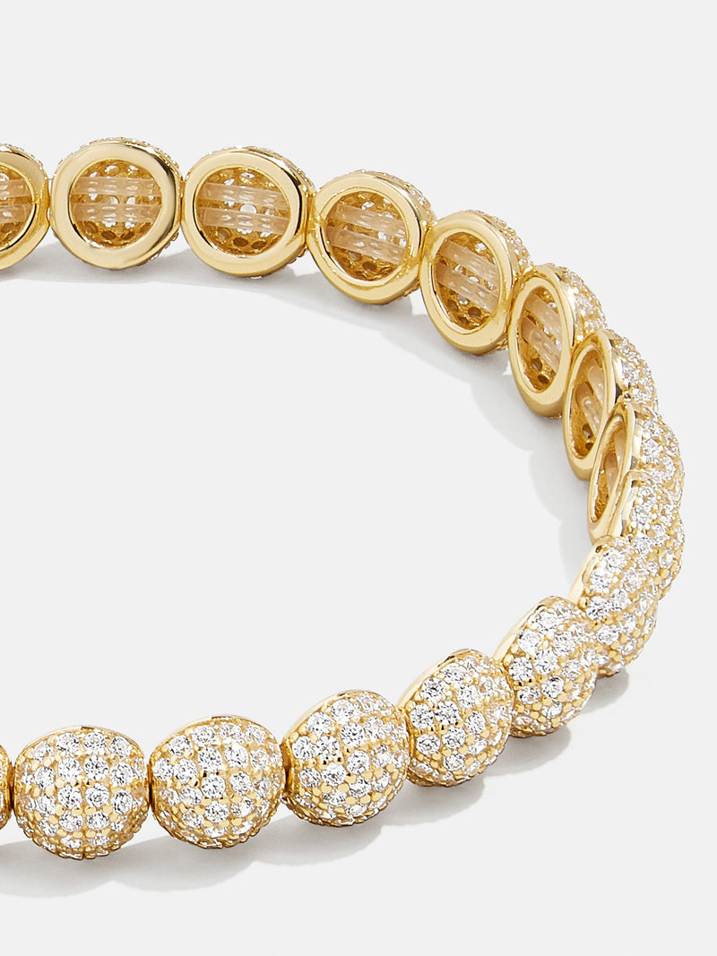 BaubleBar Yuki 18K Gold Bracelet - Gold - 
    18K Gold Plated Sterling Silver, Cubic Zirconia stones
  
