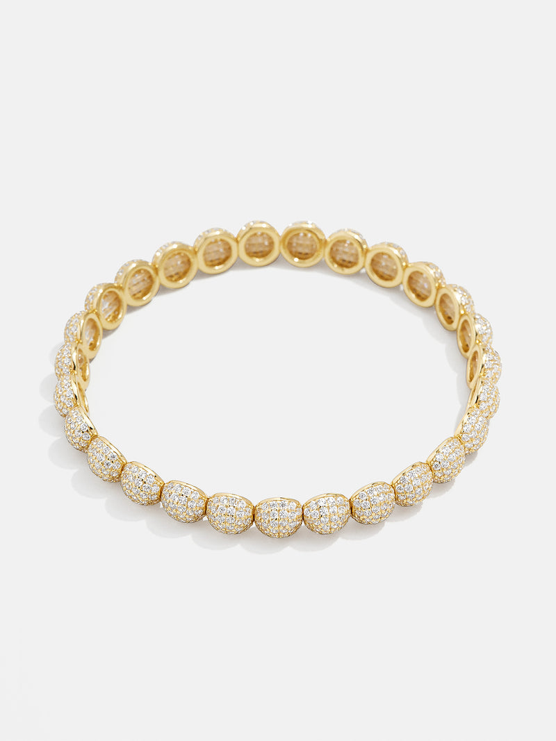 BaubleBar Yuki 18K Gold Bracelet - Gold - 
    18K Gold Plated Sterling Silver, Cubic Zirconia stones
  
