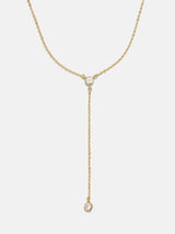 BaubleBar Dulce 18K Gold Necklace - 18K Gold Plated Sterling Silver, Cubic Zirconia stones