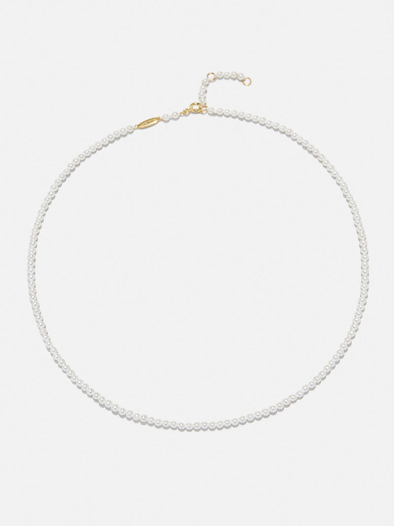 BaubleBar Ashley 18K Gold & Pearl Necklace - White - Cyber Monday Ends Tonight: Enjoy 30% Off​