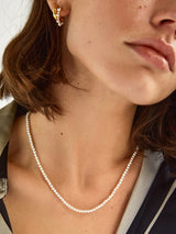 BaubleBar Ashley 18K Gold & Pearl Necklace - White - Cyber Monday Ends Tonight: Enjoy 30% Off​