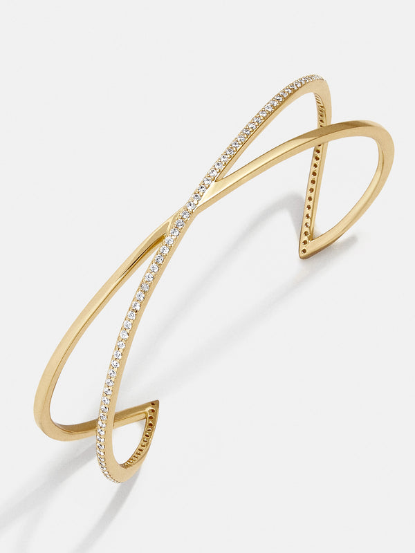 Shayla 18K Gold Cuff Bracelet
