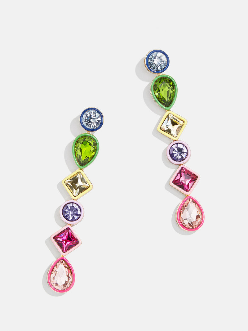 BaubleBar Multi - Mixed stone drop earrings