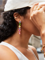 BaubleBar Multi - Mixed stone drop earrings