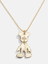 BaubleBar Red/Gold - Disney pendant necklace