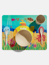 BaubleBar Deep Sea Diving Kids' Custom Placemat - Yellow - Get Gifting: Enjoy 20% Off​