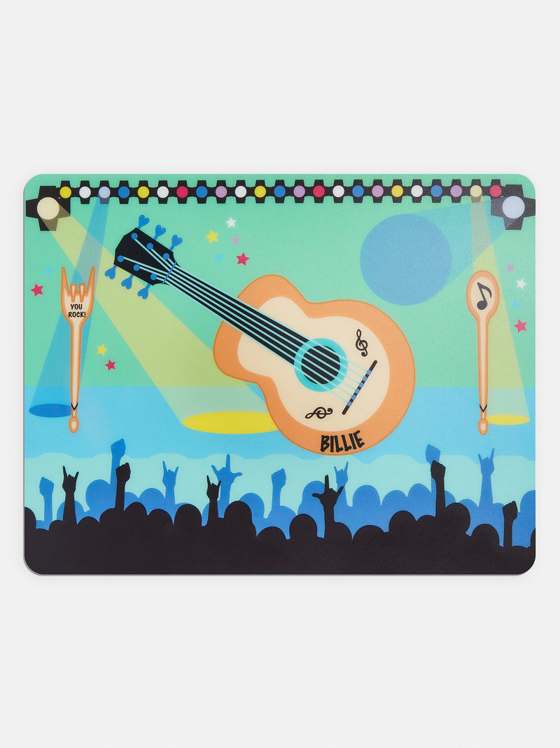 BaubleBar Superstar Kids' Custom Placemat - Blue/Green - Get Gifting: Enjoy 20% Off​