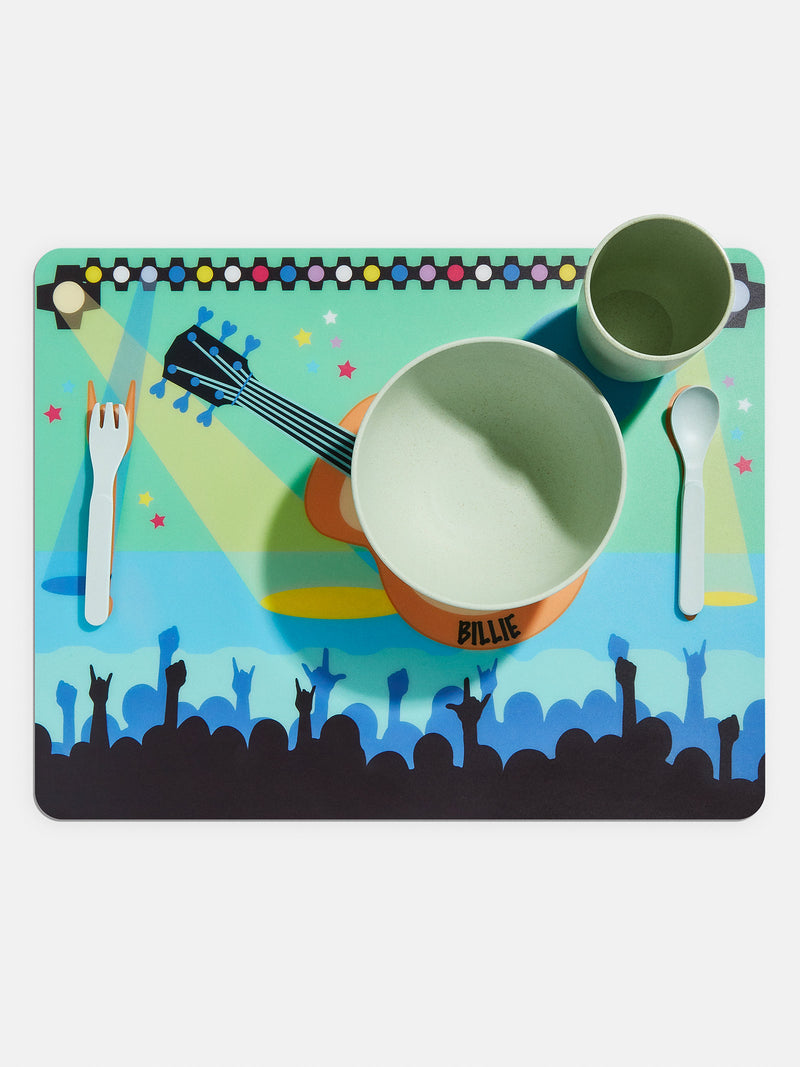 BaubleBar Superstar Kids' Custom Placemat - Blue/Green - Get Gifting: Enjoy 20% Off​