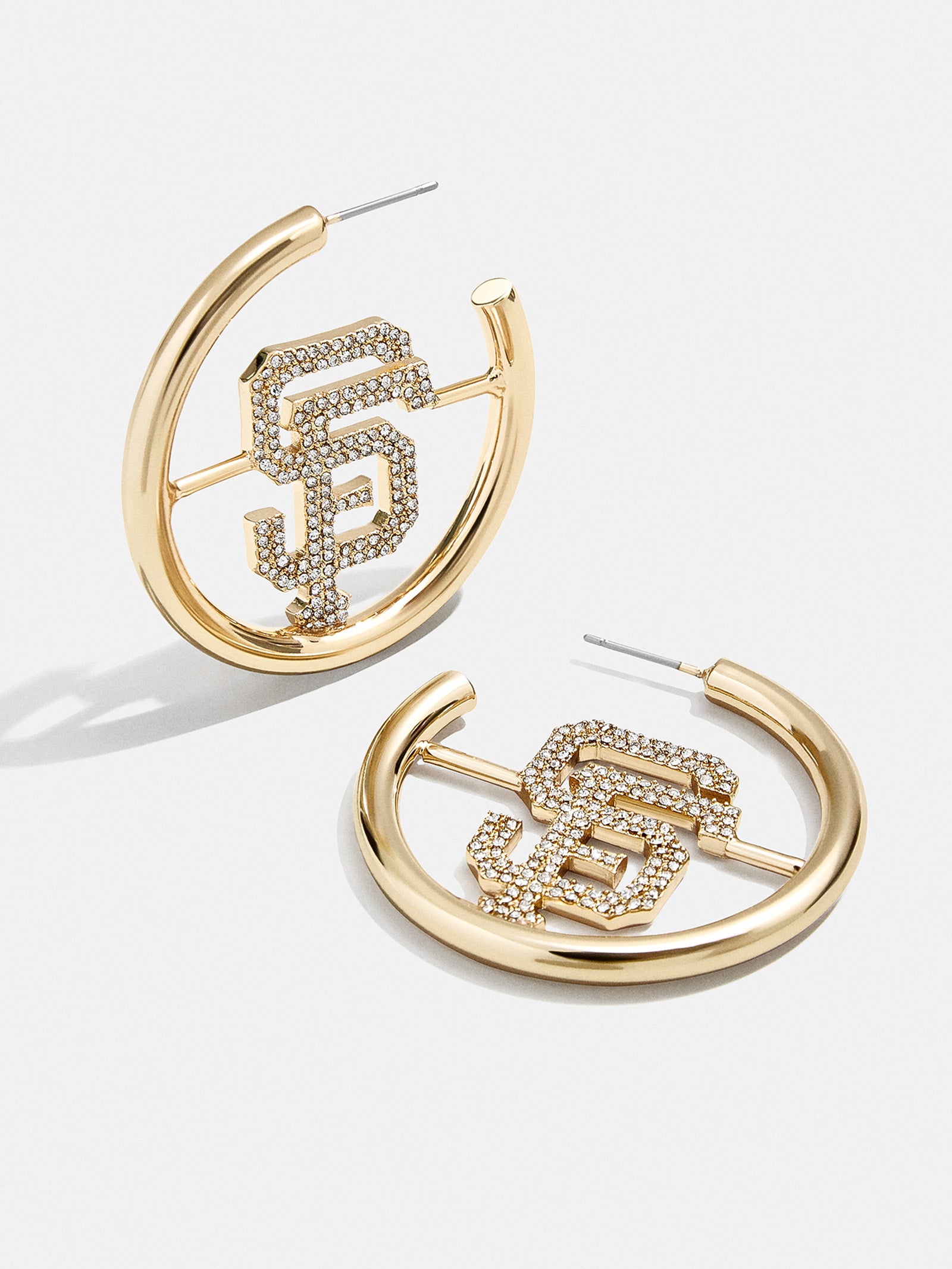 Baublebar San Francisco Giants Hoops Earrings