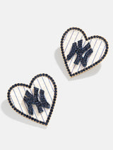 BaubleBar MLB Statement Stud Earrings - New York Yankees - MLB earrings