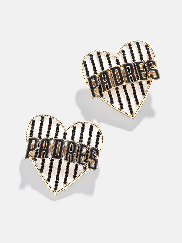 MLB Statement Stud Earrings - San Diego Padres