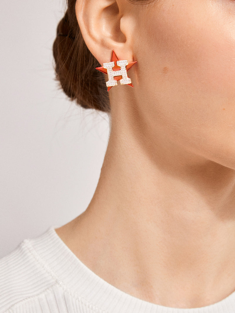 BaubleBar MLB Statement Stud Earrings - Houston Astros - Cyber Monday Ends Tonight: Enjoy 30% Off​