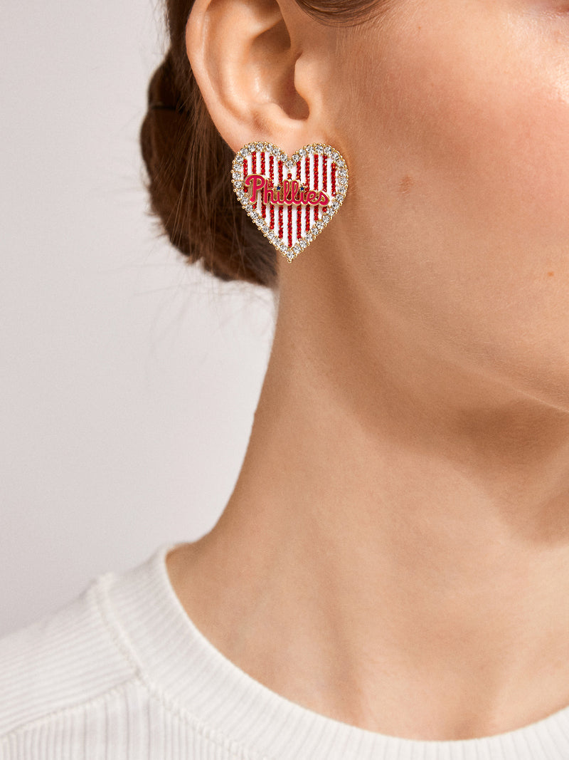 BaubleBar MLB Statement Stud Earrings - Philadelphia Phillies - Cyber Monday Ends Tonight: Enjoy 30% Off​