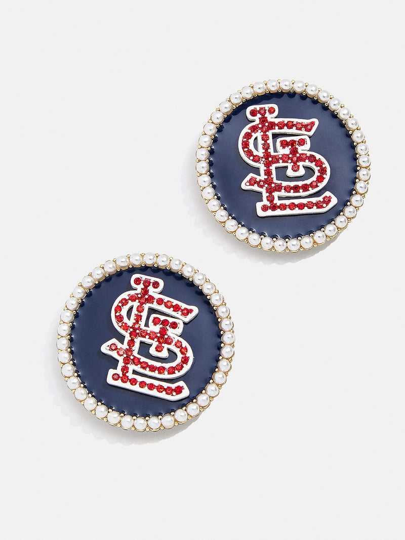 BaubleBar MLB Statement Stud Earrings - St. Louis Cardinals - Get Gifting: Enjoy 20% Off​