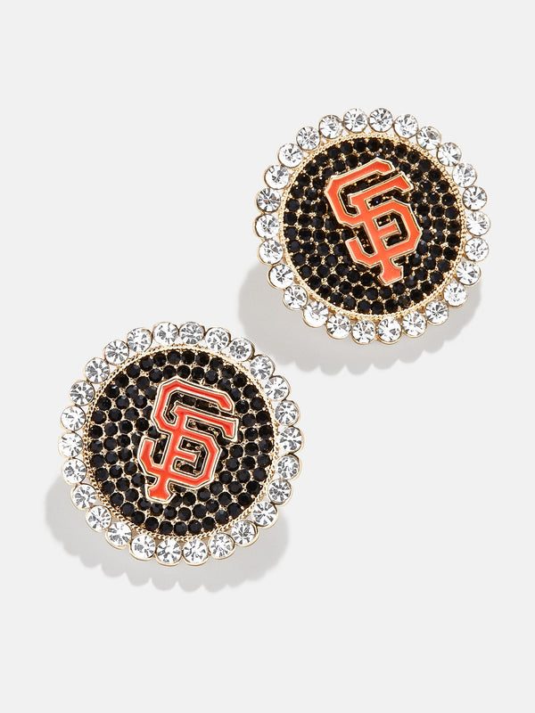 MLB Statement Stud Earrings - San Francisco Giants