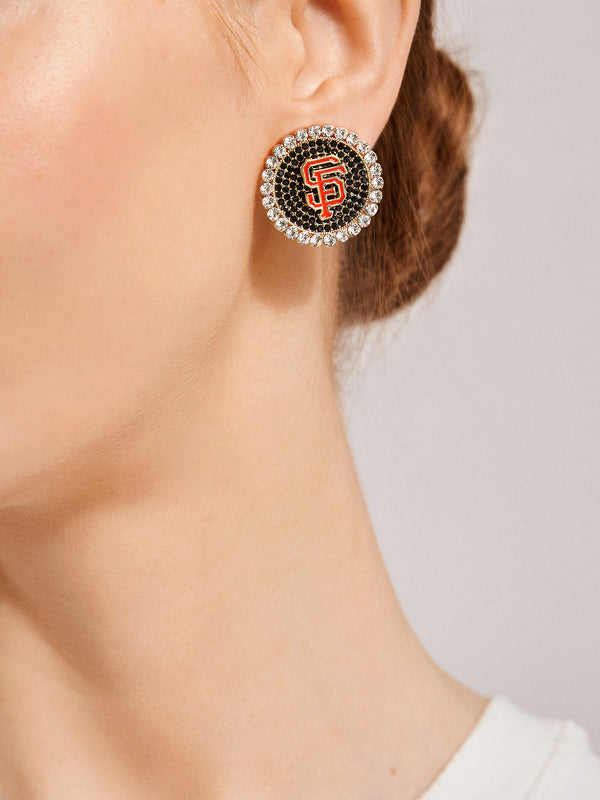 MLB Statement Stud Earrings - San Francisco Giants