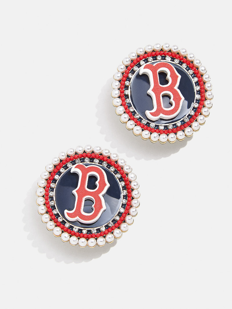 BaubleBar MLB Statement Stud Earrings - Boston Red Sox - MLB earrings