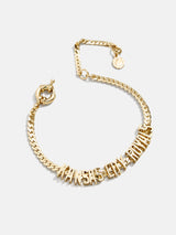 BaubleBar MLB Gold Curb Chain Bracelet - Kansas City Royals - Get Gifting: Enjoy 20% Off​
