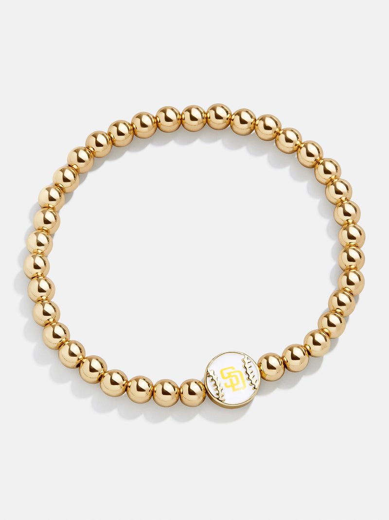 BaubleBar MLB Gold Pisa Bracelet - San Diego Padres - Get Gifting: Enjoy 20% Off​
