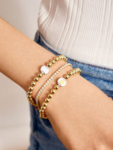 BaubleBar MLB Gold Pisa Bracelet - San Diego Padres - Get Gifting: Enjoy 20% Off​